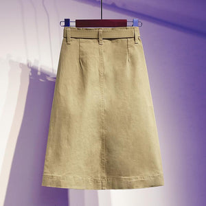 Denim Skirt High Waist A-line Skirt - Sizing from  S to Plus sizes 5XL